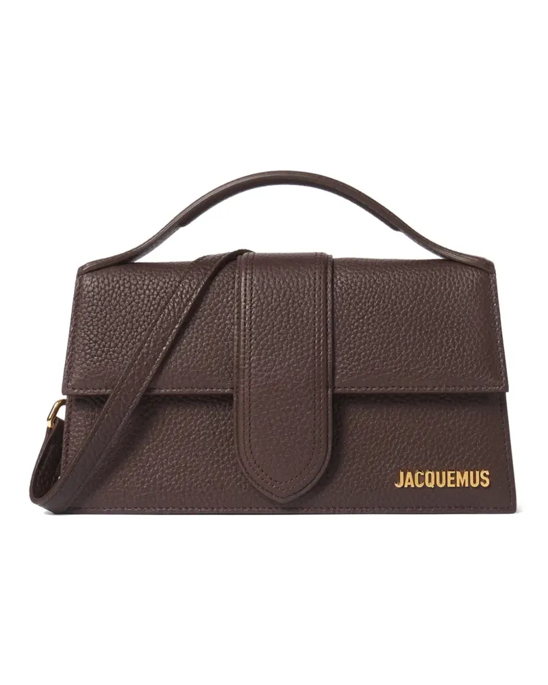 Jacquemus Große The Bambino Umhängetasche mit Klappe - Braun Braun