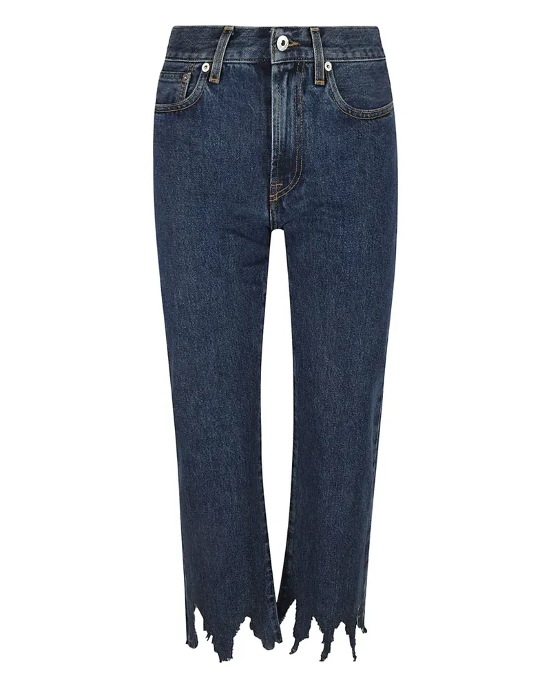 J.W.Anderson Jeans mit Laser-Cuts - Blau Blau