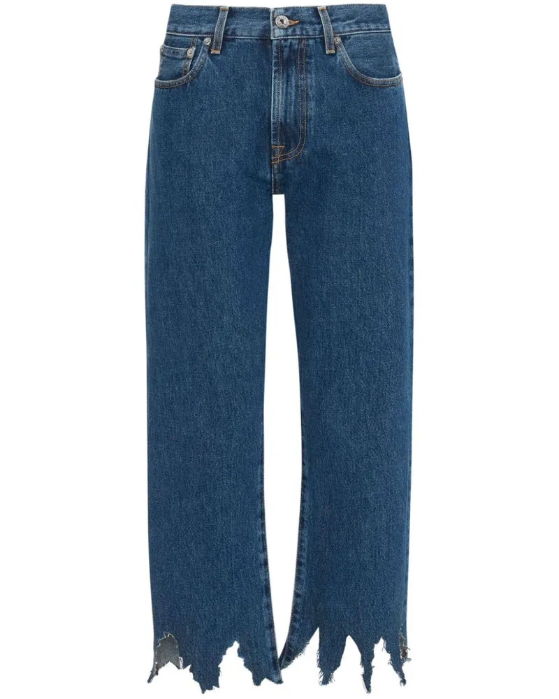 J.W.Anderson Jeans mit Laser-Cuts - Blau Blau