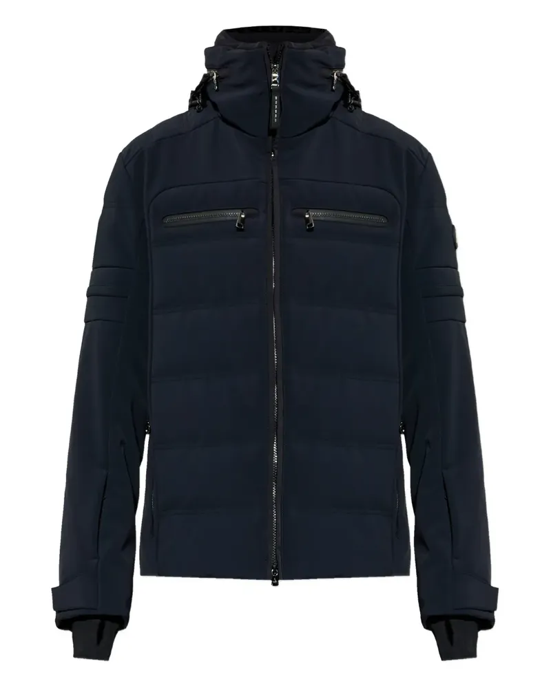 Bogner Minho hooded zip-fastening ski jacket - Schwarz Schwarz