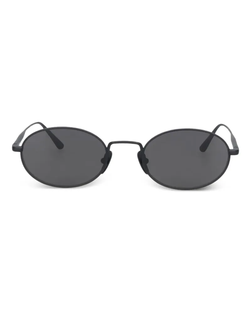 CHIMI Sonnenbrille mit ovalem Gestell - Schwarz Schwarz