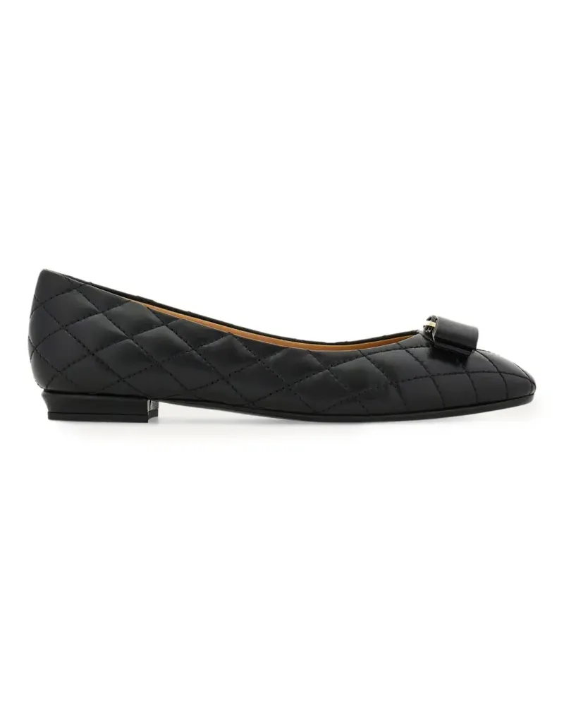 Ferragamo Quilted Varina ballet flat - Schwarz Schwarz