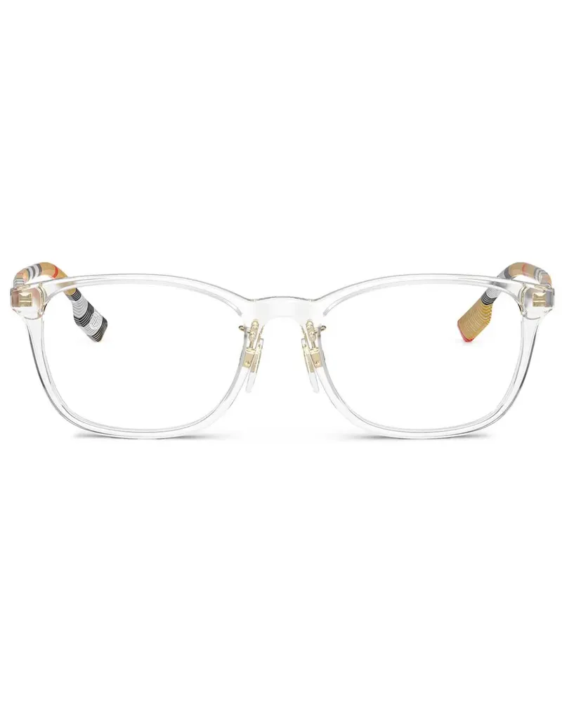 Burberry Brille mit eckigem Gestell - Weiß Weiß