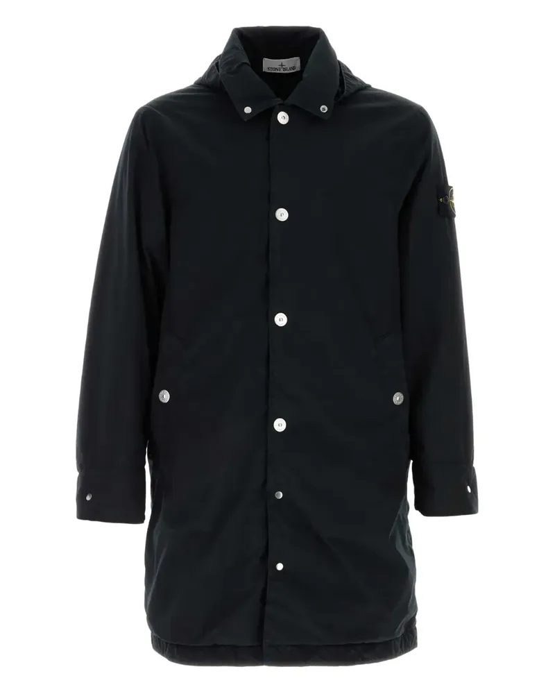 Stone Island Mantel mit Kapuze - Blau Blau