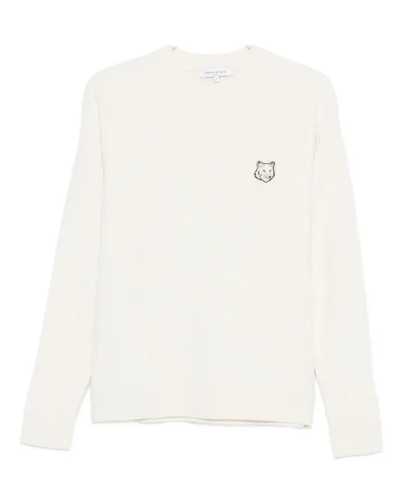 Kitsuné Fox Head sweater - Weiß Weiß