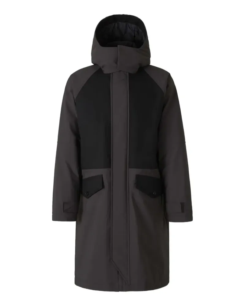 Herno hooded panelled jacket - Grau Grau