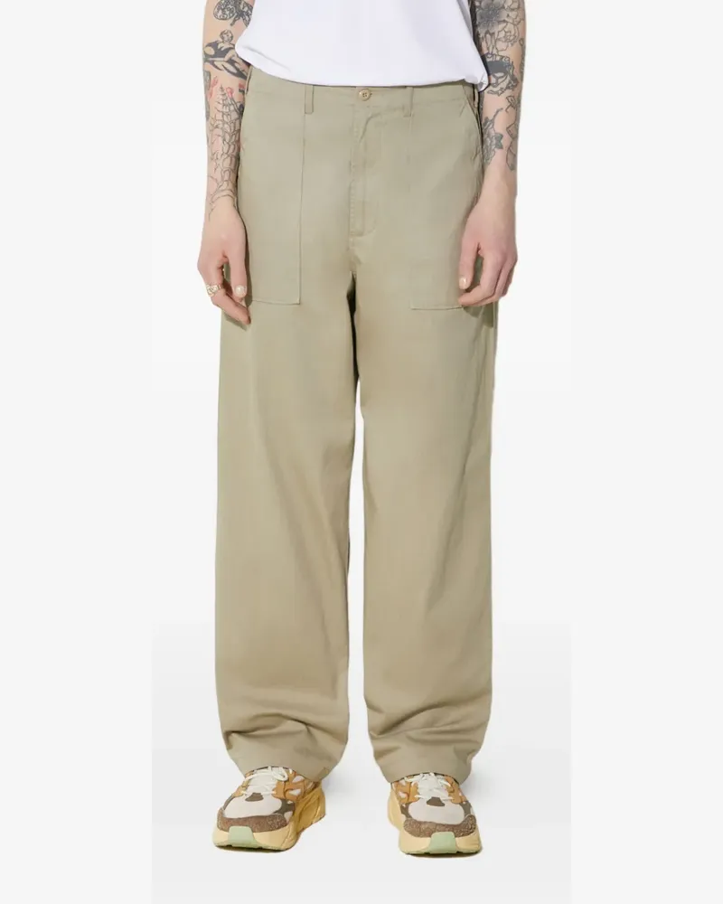 Universal Works Hose mit aufgesetzten Taschen - Nude Nude