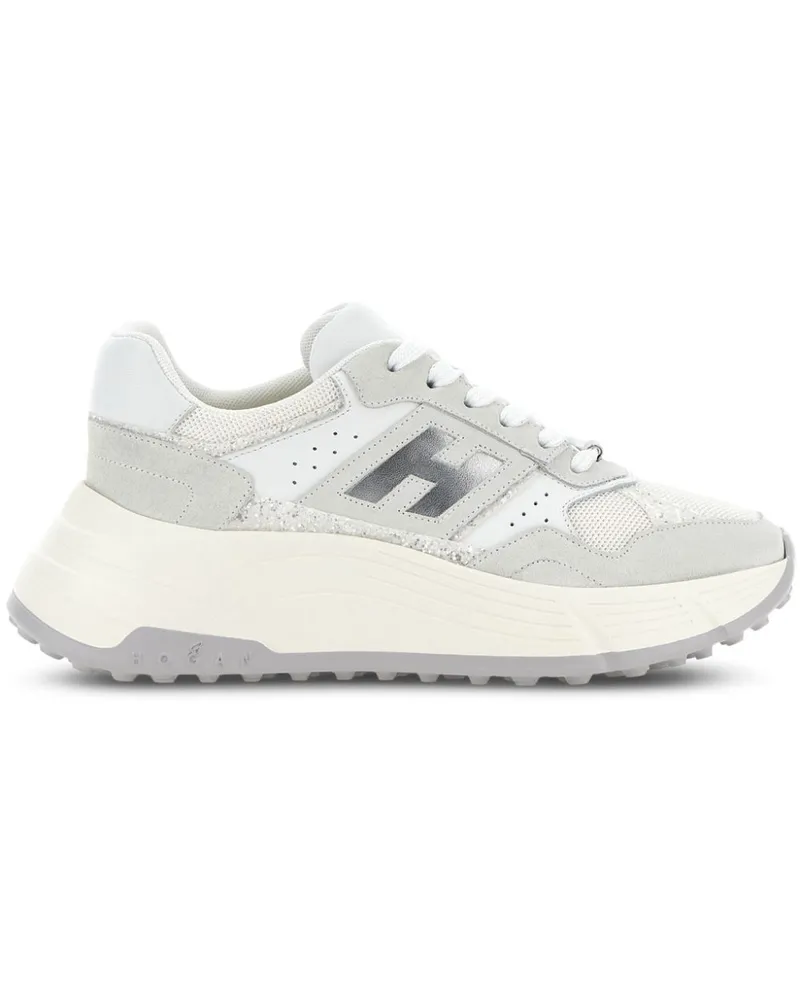 Hogan Sneakers mit Logo - Silber Silber