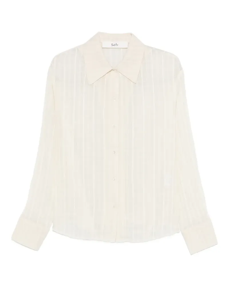 Séfr Imogen cotton shirt - Nude Nude