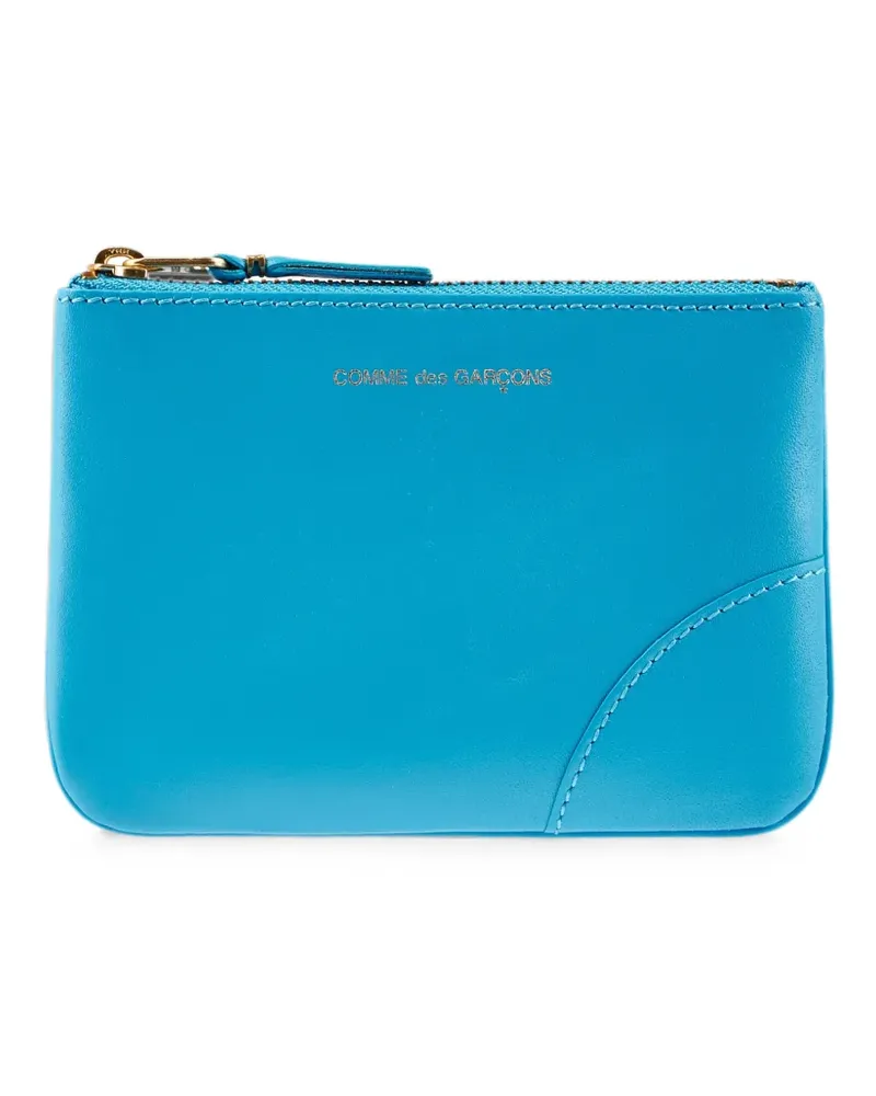 Comme des Garçons Portemonnaie mit Logo-Print - Blau Blau