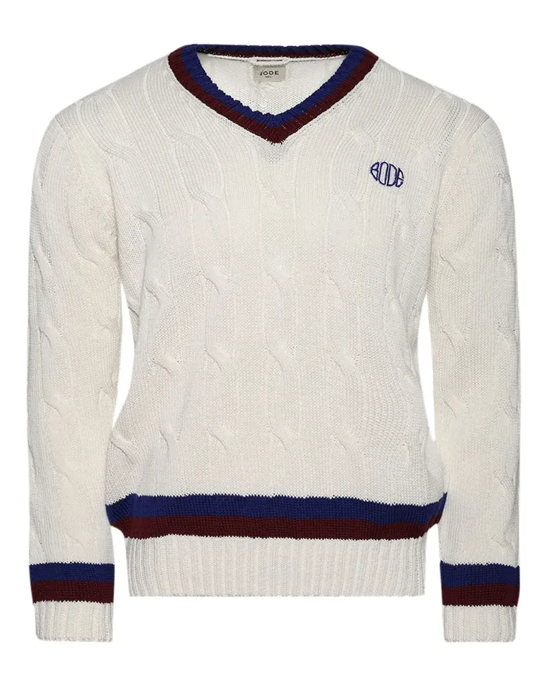 BODE Tennis Pullover - Weiß Weiß
