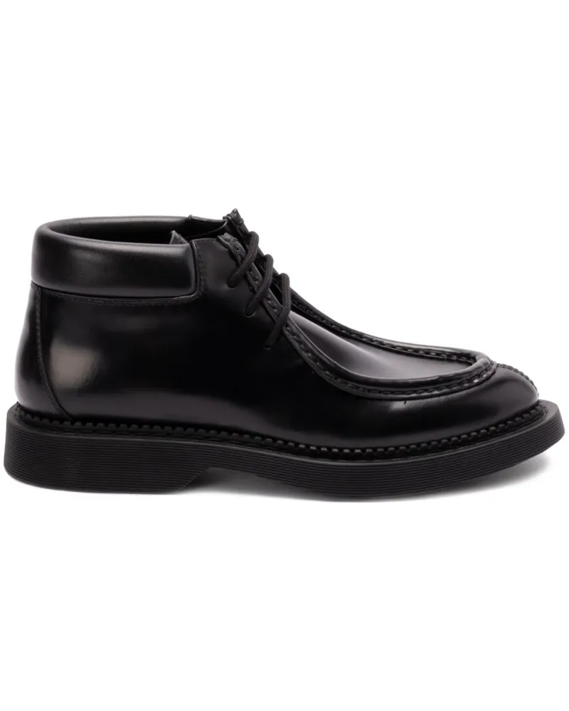 Saint Laurent Arno Schnürstiefel - Schwarz Schwarz