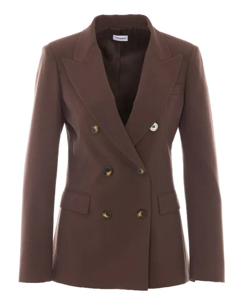 Rue du Bac double-breasted blazer - Braun Braun