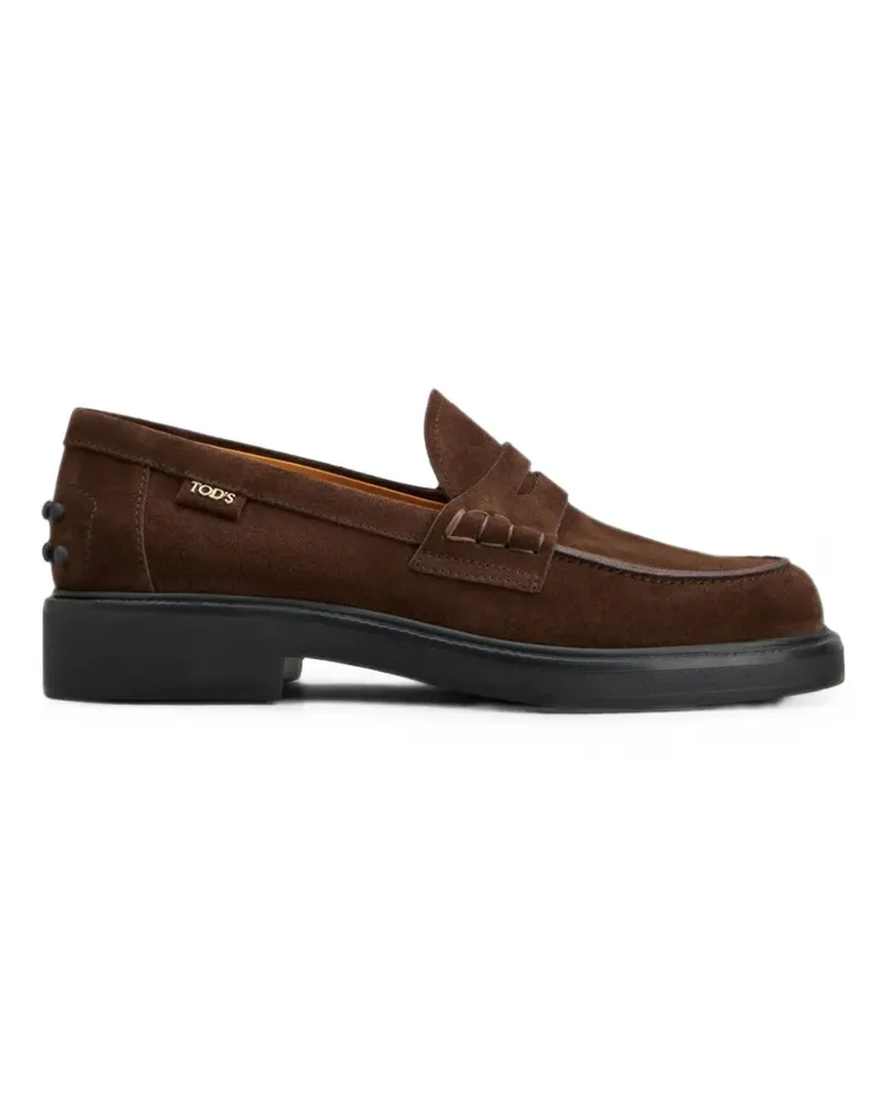TOD'S Loafer aus Wildleder - Braun Braun
