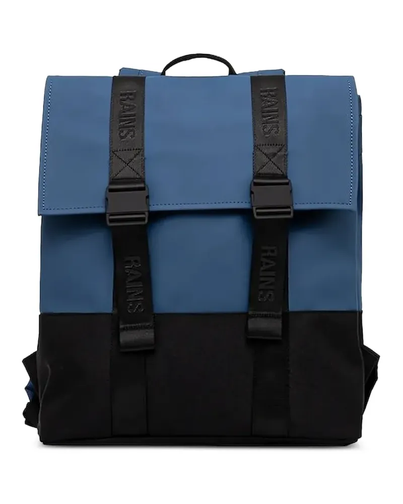 RAINS Rucksack mit Klappe - Blau Blau