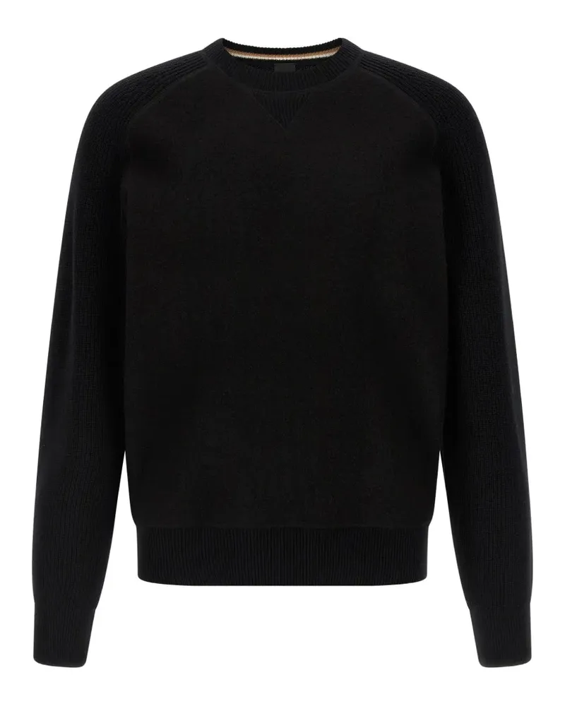 HUGO BOSS Pullover mit Raglanärmeln - Schwarz Schwarz