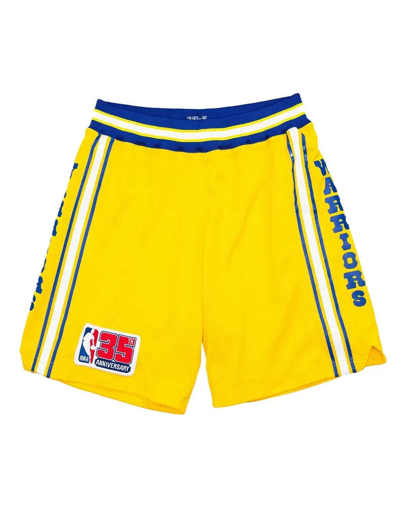 Mitchell & Ness Golden State Warriors 1980-81 Authentic Shorts - Gelb Gelb