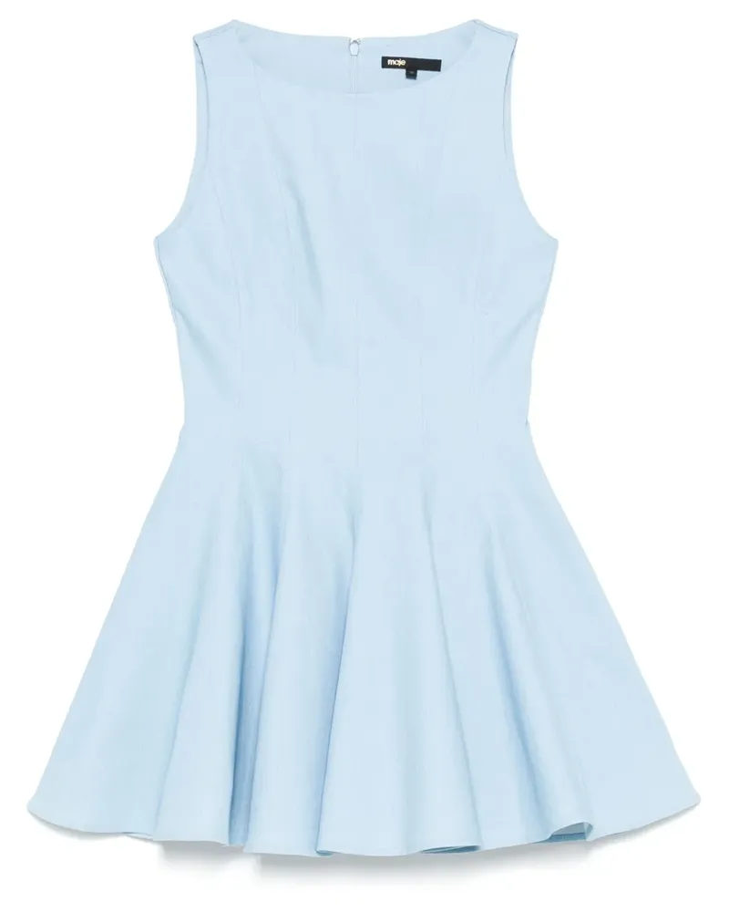 Maje Kleid mit Schößchen - Blau Blau