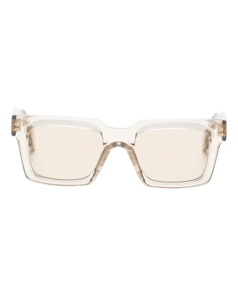 Cutler and Gross Sonnenbrille mit eckigem Gestell - Grau Grau