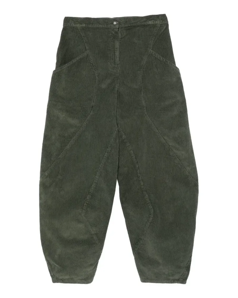 Henrik Vibskov corduroy panelled trousers - Grün Grün
