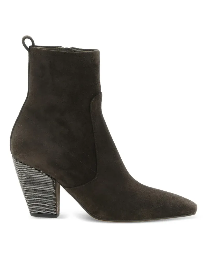 Brunello Cucinelli heel ankle boots - Braun Braun