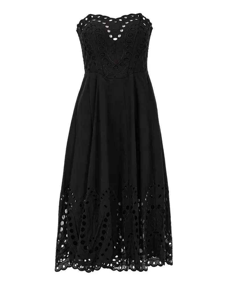 Charo Ruiz Marlin midi dress - Schwarz Schwarz