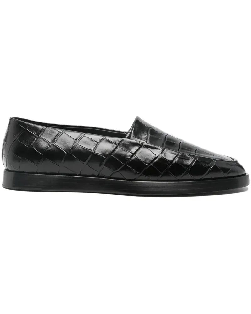 Fear of God Strukturierte Loafer - Schwarz Schwarz