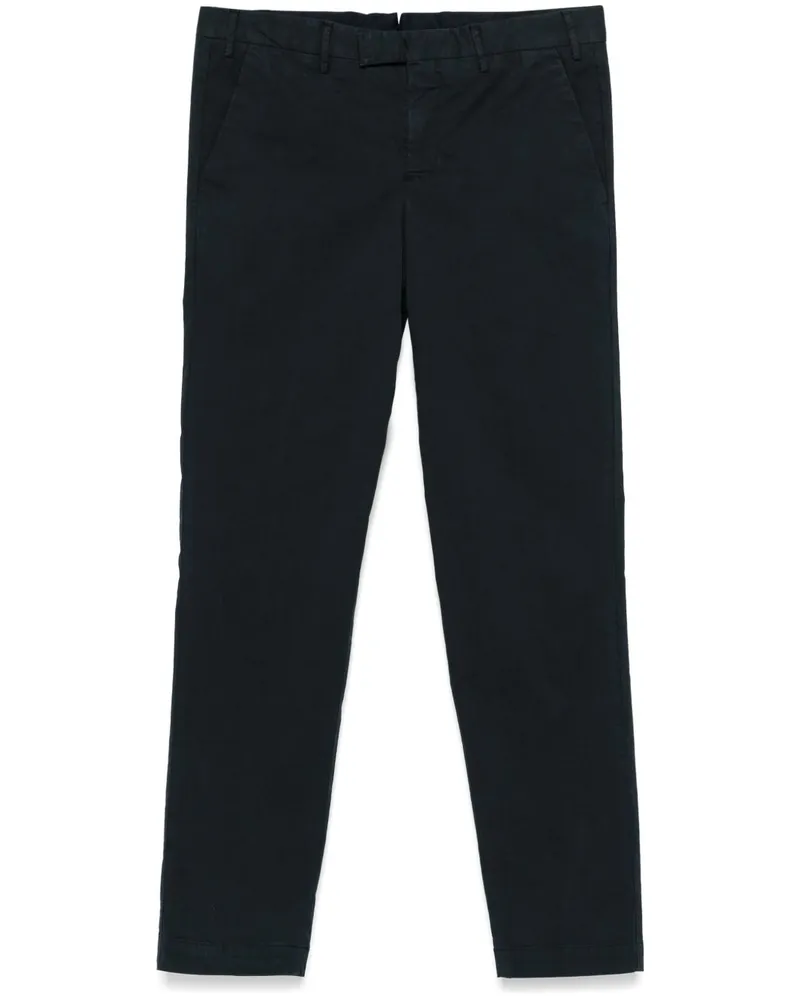 PT TORINO Hose mit Logo-Schild - Blau Blau