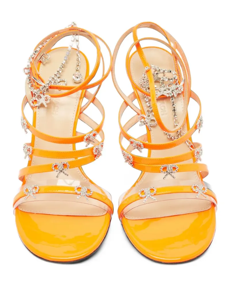 Mach & Mach Camille Sandalen mit Schleife - Orange Orange