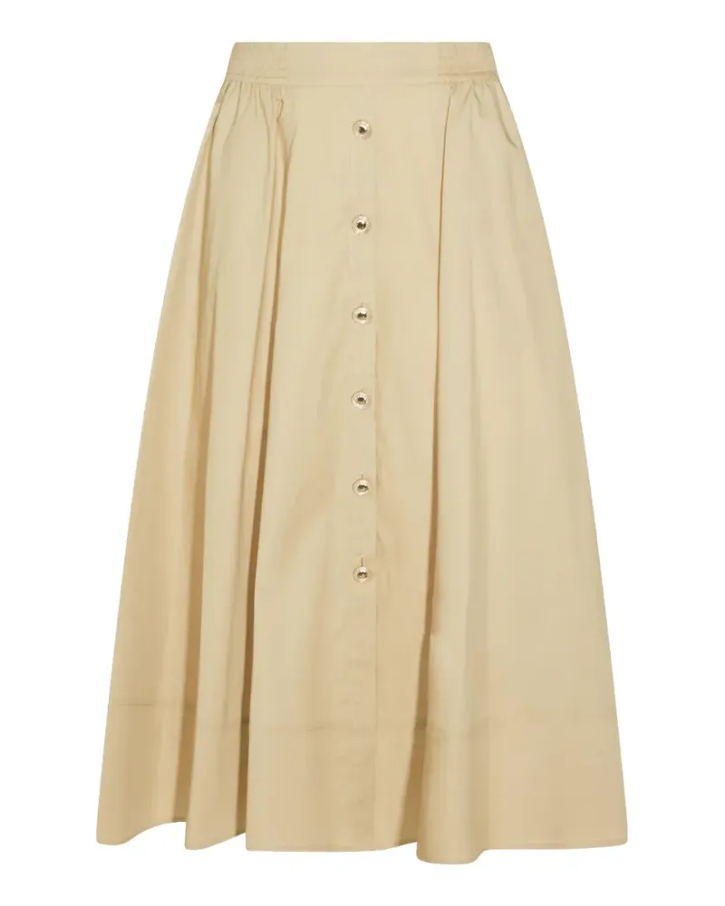 Twin-Set button-down midi skirt - Nude Nude