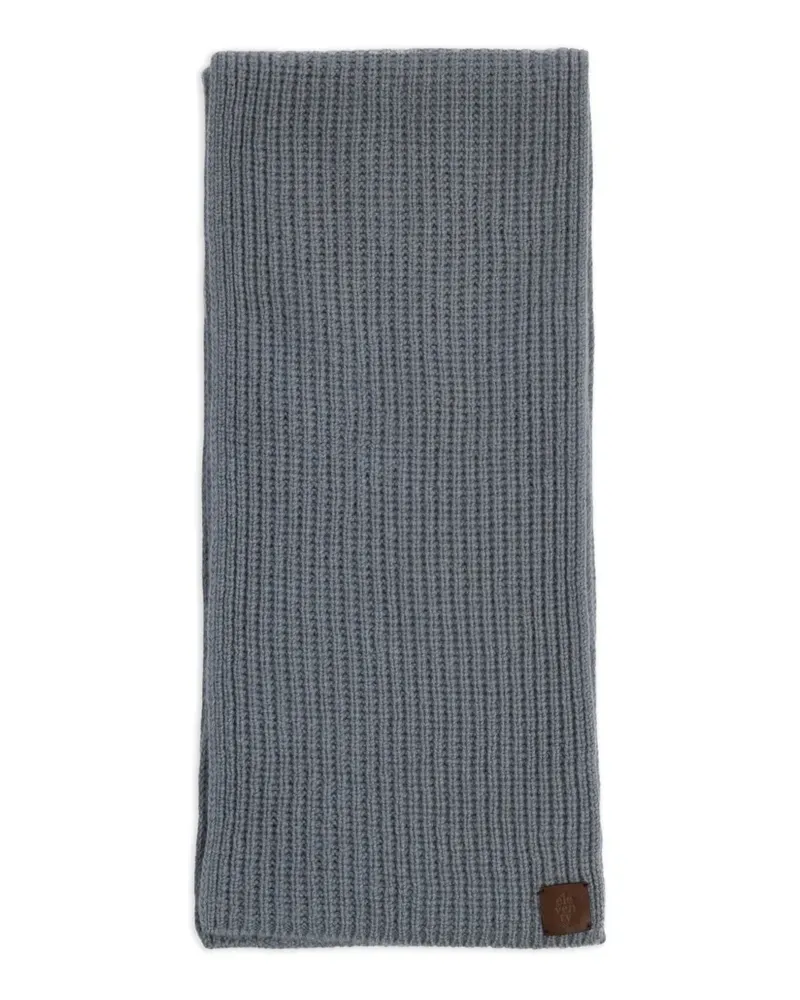 Eleventy Gerippter Schal - Grau Grau