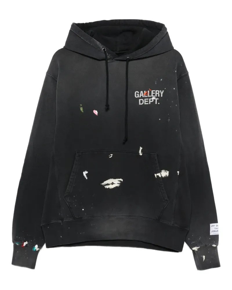 GALLERY DEPT. Hoodie mit Malerei-Logo - Schwarz Schwarz