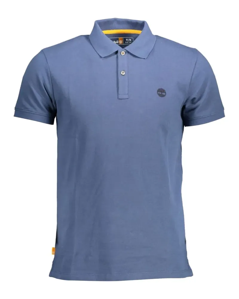 Timberland Poloshirt mit Logo-Stickerei - Blau Blau