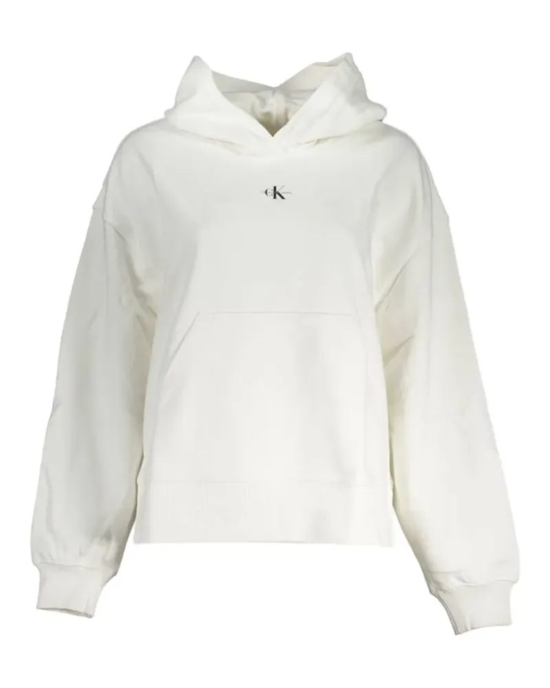 Calvin Klein logo-print hoodie - Weiß Weiß