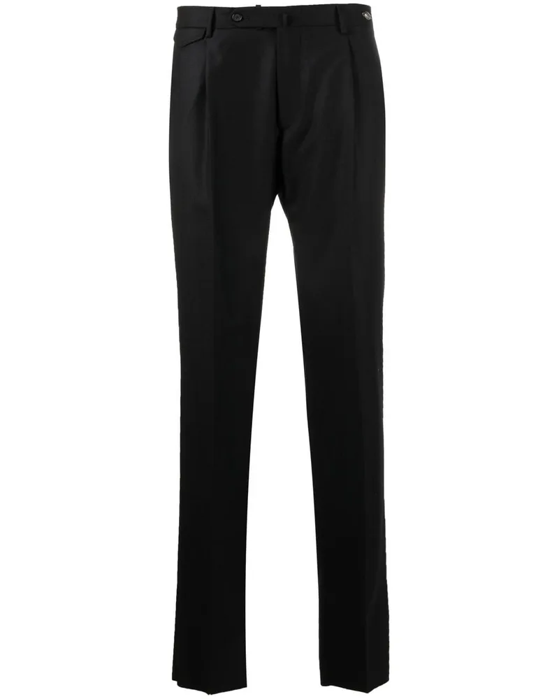Tagliatore Klassische Hose - Schwarz Schwarz