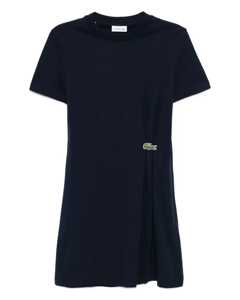 Lacoste Drapiertes Kleid - Blau Blau