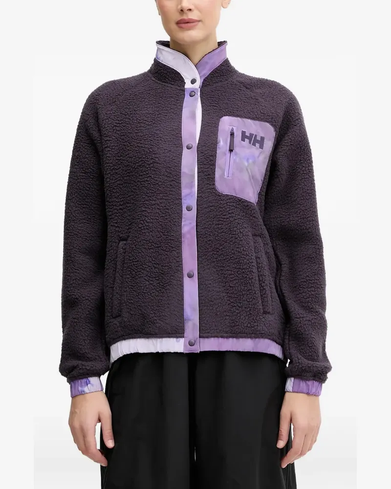 Helly Hansen Sweatshirt mit geknöpfter Tasche - Violett Violett