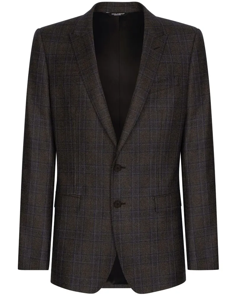 Dolce & Gabbana Sakko mit Prince of Wales-Karo - Grau Grau