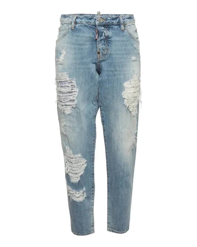 Dsquared2 Jeans im Distressed-Look - Blau Blau