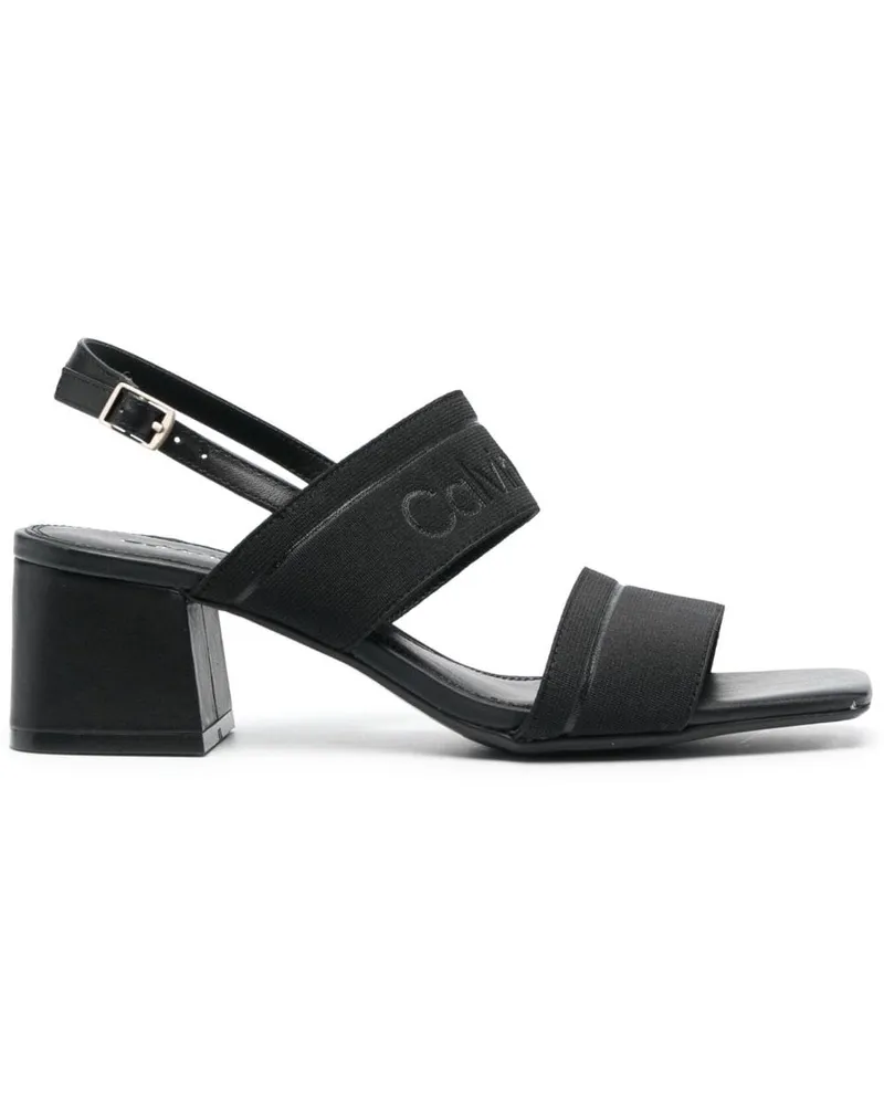 Calvin Klein Sandalen mit Blockabsatz 55mm - Schwarz Schwarz