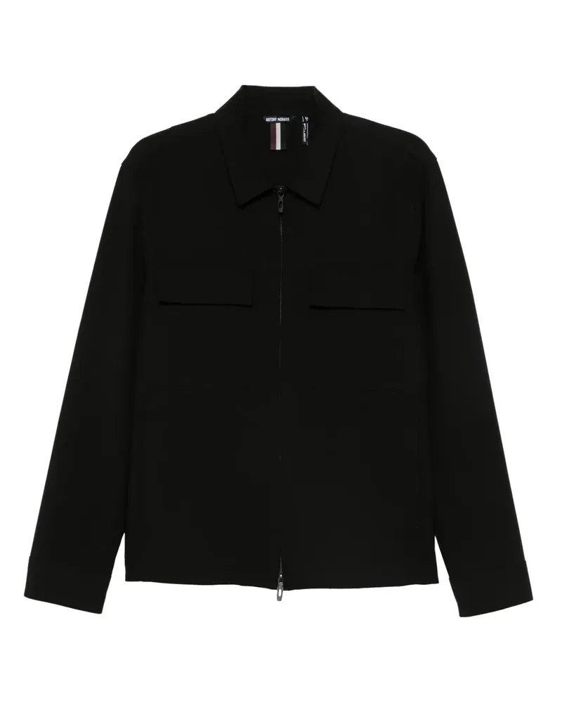 Antony Morato flap-pocket zip-up jacket - Schwarz Schwarz