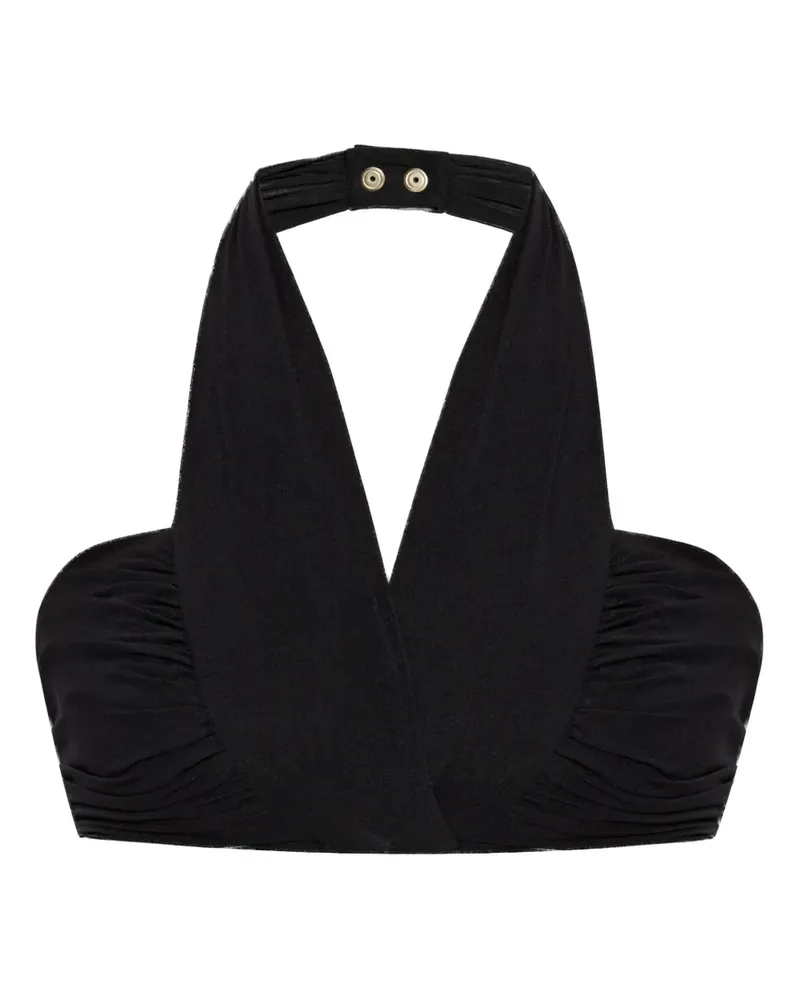Balmain Klassisches Bikinioberteil - Schwarz Schwarz