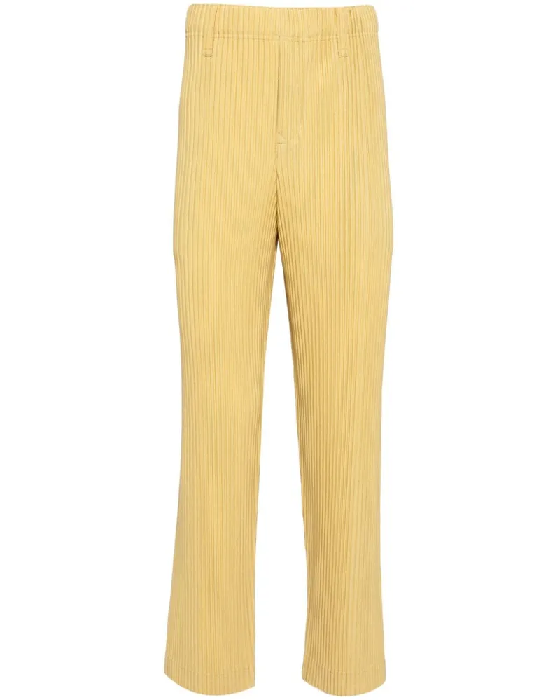Issey Miyake Tailored Pleats Hose - Gelb Gelb