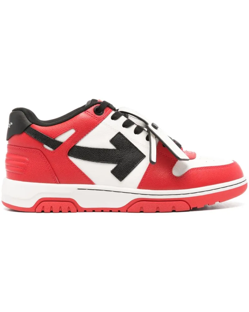 OFF-WHITE Out of Office Basket Sneakers - Rot Rot