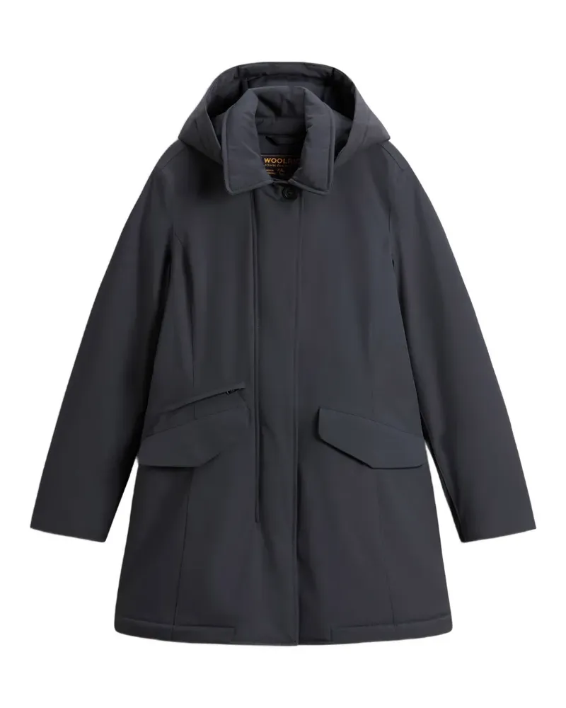 Woolrich removable-hood parka coat - Grau Grau