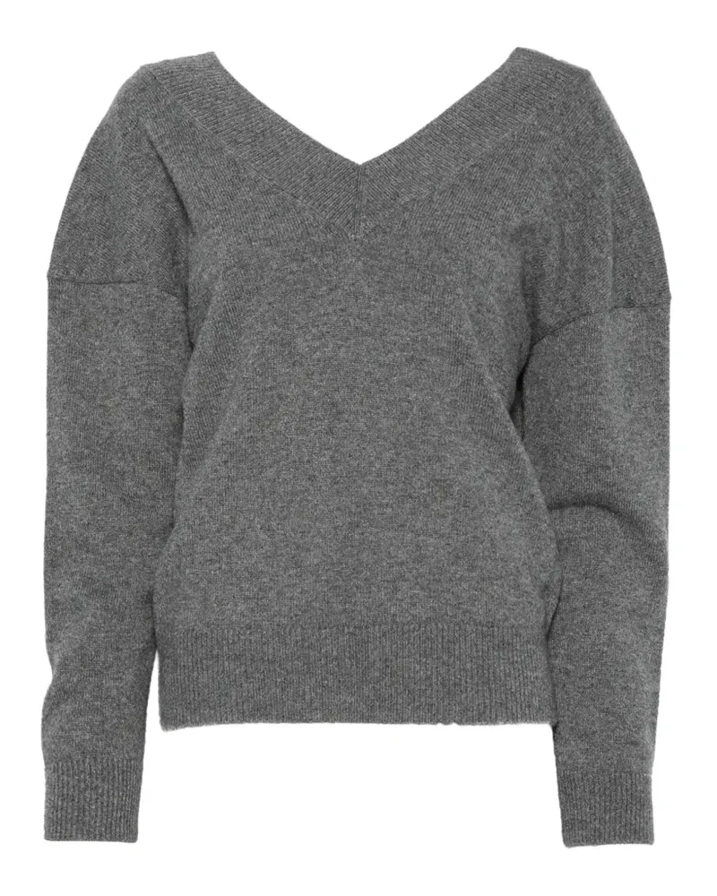Tom Ford Pullover mit V-Ausschnitt - Grau Grau