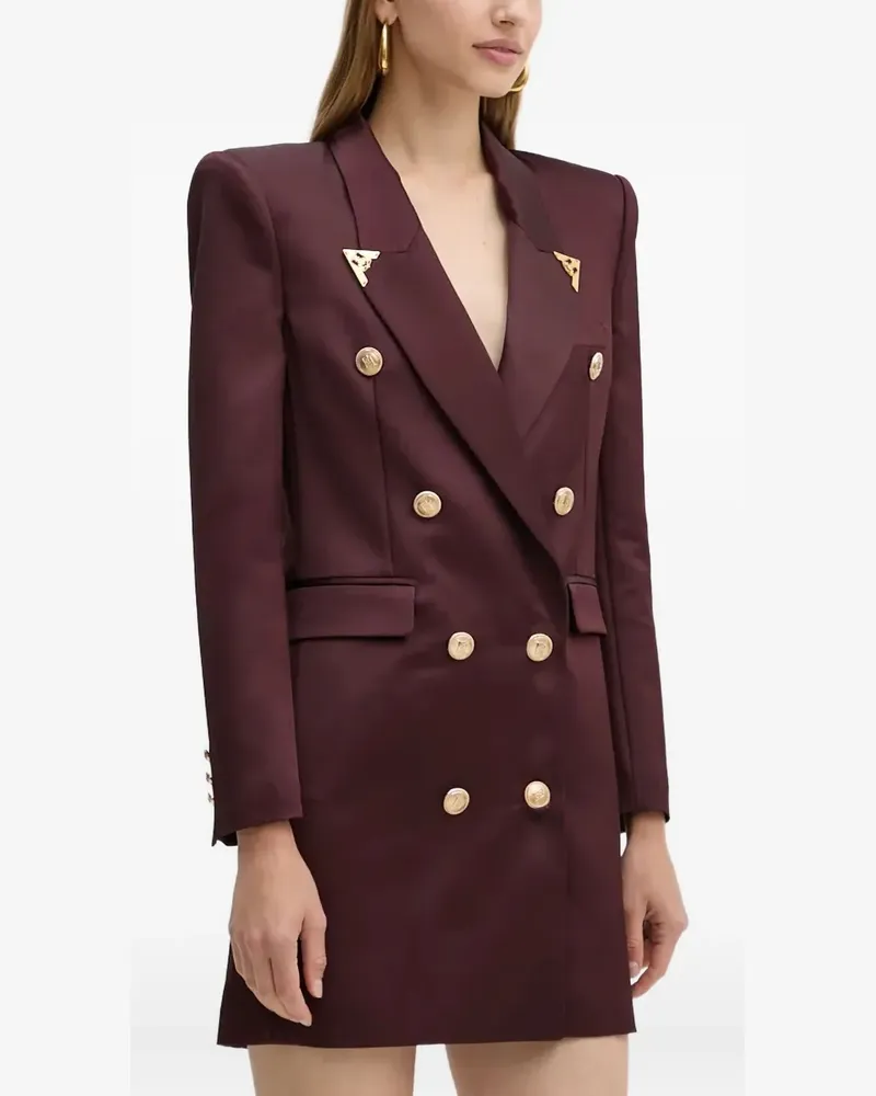 Elisabetta Franchi Kleid mit doppelreihiger Knopfleiste - Rot Rot