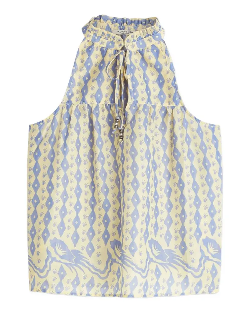 Scotch&Soda sleeveless cotton blouse - Gelb Gelb