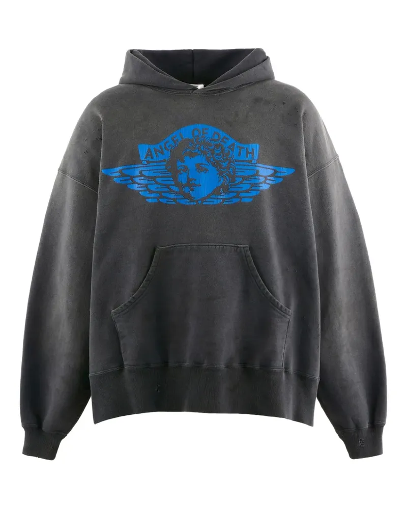 SAINT MXXXXXX graphic hoodie - Schwarz Schwarz