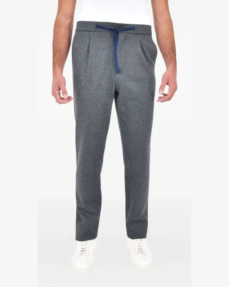 Drumohr  drawstring wool trousers - Grau Grau
